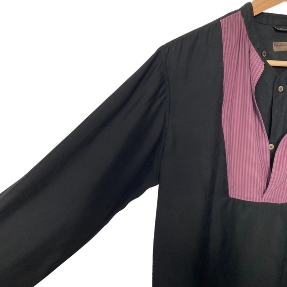 Vintage Pinky & Dianne 100% Silk Long Sleeve Tunic Top XS - Picture 6 of 9